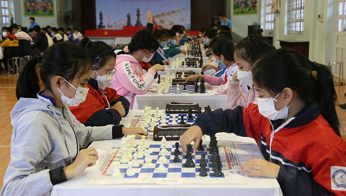 86 kỳ thủ tham dự giải cờ vua, cờ tướng Đại hội Thể dục thể thao huyện Kim Thành